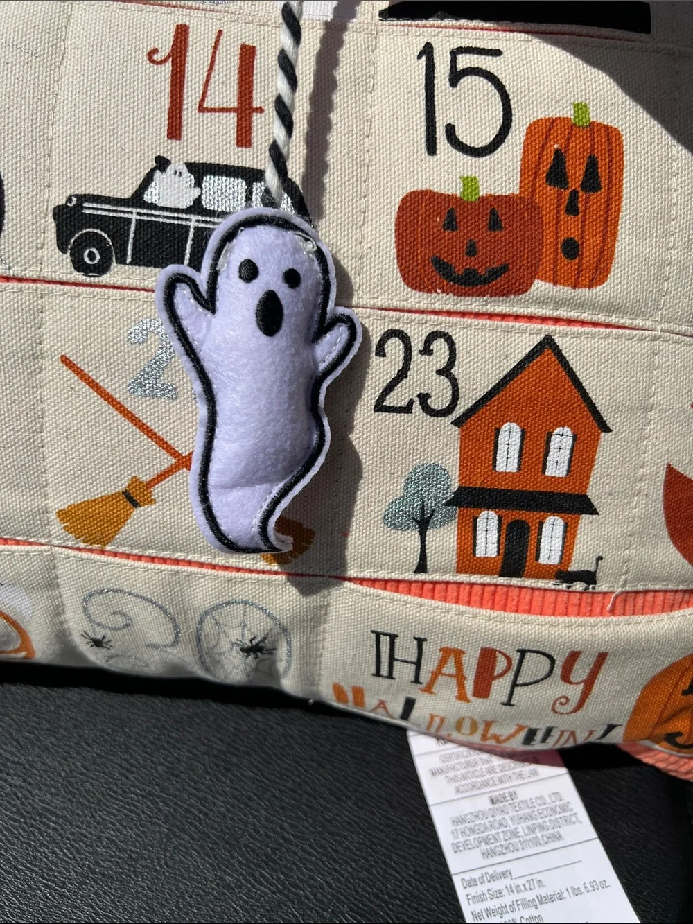 Isaac Mizrahi Countdown To Halloween Pillow
